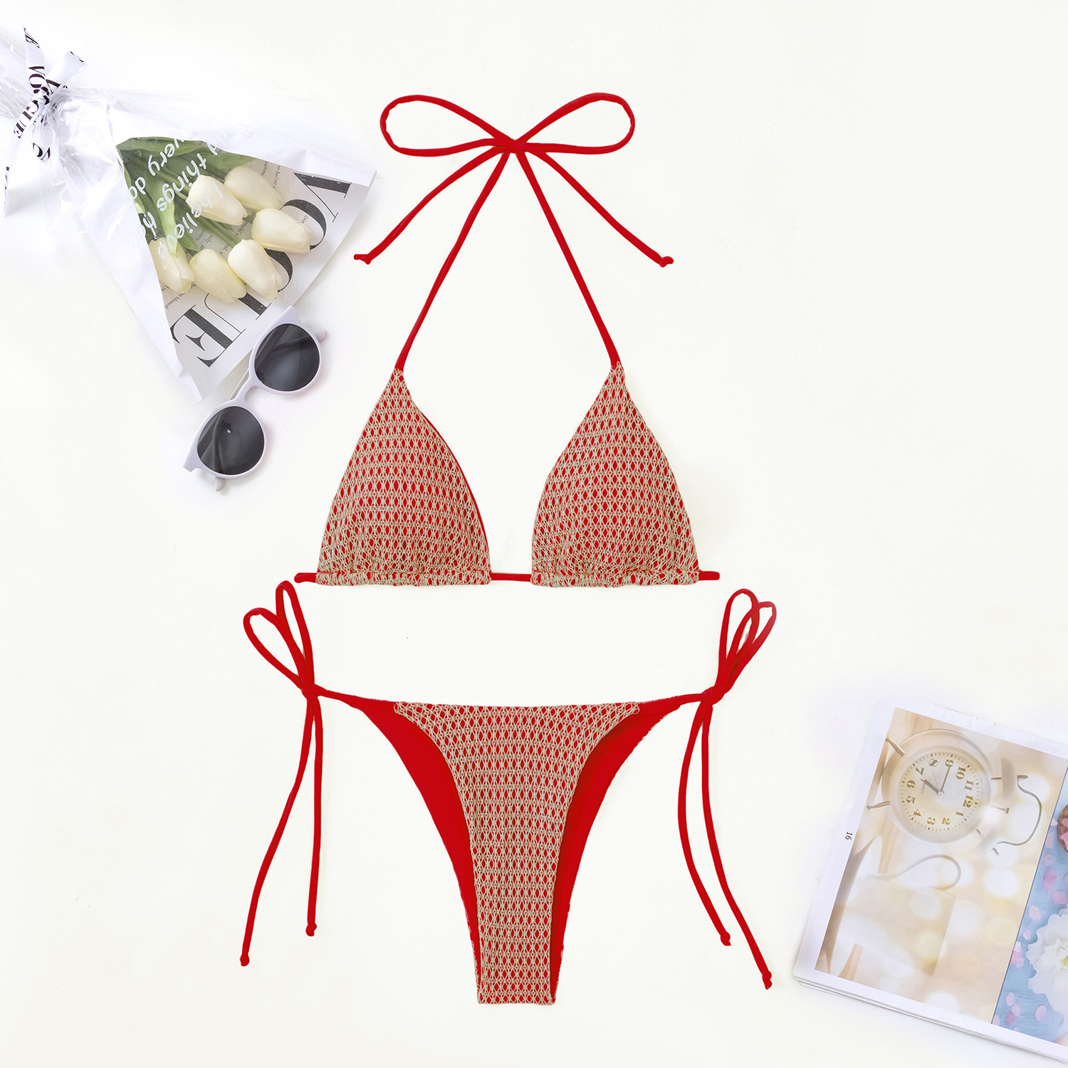 Customized Triangle Bikini Girls